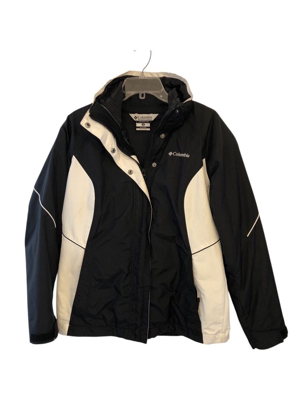 Size M Columbia Black and White Waterproof Blazing Star Gorpcore Jacket Skiing